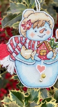 My Embroidery - Made for You Stitch - Snowman /Girl with a house by Elena Shestakova