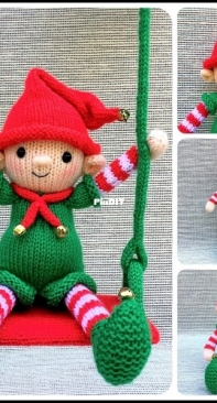 Rainebo Designs - Lorraine Pistorio - Lil Elf on a Swing