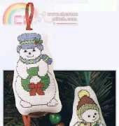 The Needlecraft Shop - Snowmen Ornaments - by Darlene Polarchic -