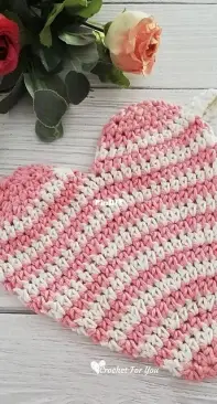 Crochet For You - Erangi Udeshika - Heart Potholder - Free