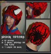 A Crocheted Simplicity - Jennifer Pionk - Spiderman Earflap Beanie