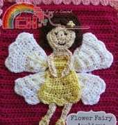Knot Your Nanas Crochet - Teri Heathcote - Flower Fairy Applique