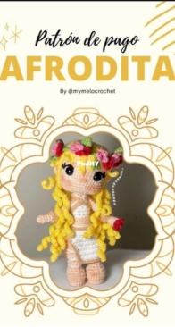 My Melo Crochet - Nathy / Nathaly - Aphrodite - Afrodita - Spanish