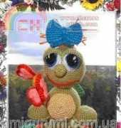 Borisova Marina (Marishka) Борисова Марина - Гусеница с цветком Caterpillar with flower - Rups - Dutch