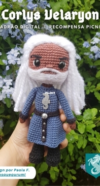 Bosquegurumi - Paola Fajonni - Corlys Velaryon - Portuguese