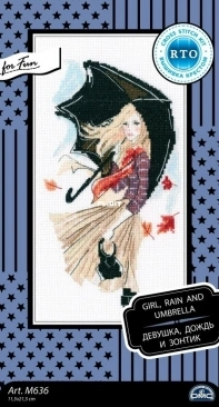 RTO M636 Girl, Rain and Umbrella