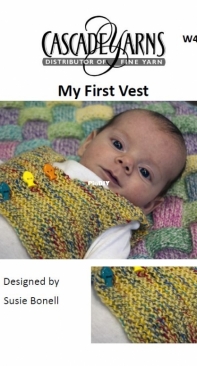 Cascade Yarns Bentley W484 My First Vest - Free