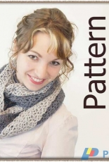 Double Twist Crochet Cowl by Tara Schreyer