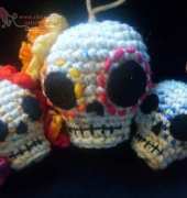Tosh Werks - Asia Bur-Min - Day of the Dead Skull
