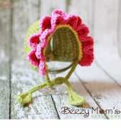 Beezy Moms Creations - 037 Flower bonnet