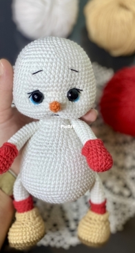 Only with a hook Cute Snowman