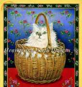 HAED HAEDLAI 114 Rose Cat Bengy in Baske by Lesley Anne Ivory