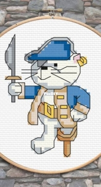 Cat In A Hat - Pirate Cat by Durene Jones - Free