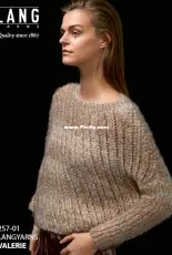 257-01 Lang Yarns Valerie by LANGYARNS SWITZERLAND -English-Dutch-French-German