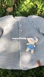 Merino cardigan (9 months)