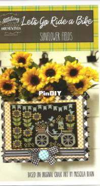 Stitching With the Housewives - Lets Go Ride a Bike - Sunflower Fields