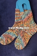 Jennifer Myrick - Twisty Trails Socks