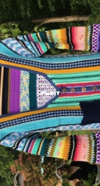 Colorful cardigan