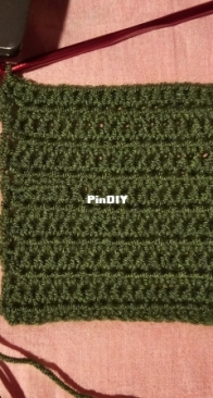 green granny square