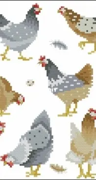 Home to Roost by Lucie Heaton from Cross Stitcher 362 PCS + XSD