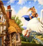 HAED HAESG 15284 Old Mother Goose by Scott Gustafson
