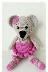 Handy Hooks - Iveta Riaz - Ballerina bear