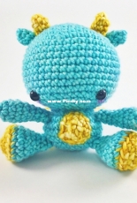 Choco Apple Shop - Nina Shimizu - Chubby Dragon amigurumi pattern - Free