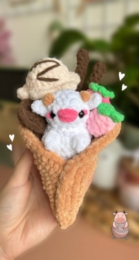 Cowely Crochet - Fanni Vécsey - Crepe cow