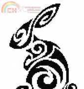Celtic Swirl Bunny Rabbit