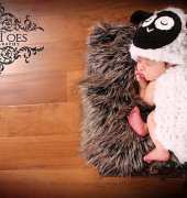 Calleighs Clips - Elisabeth Spivey -Fleecy the Lamb Cuddle Critter Cape Set