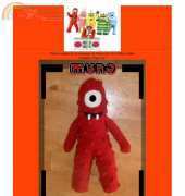 Tiamat Creations - Fan Art - Pattern inspired by the character Muno from Yo Gabba Gabba - French