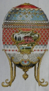 Faberge Egg by Marie Barber from Just Cross Stitch April 2012  PCS