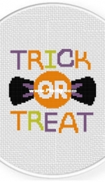 Daily Cross Stitch - Trick Or Treat Candy
