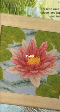 Cool Clear Water - Floral Splendour by Maria Diaz from Cross Stitch Collection 134