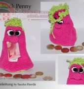 Haekelgetier - Motley Crochet Crew - Sandra Hawlik - Moneybag Penny - Geldsack Penny - German