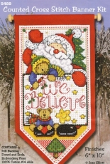 Design Works 5489 We Believe Banner by Joan Elliott XSD