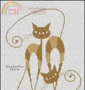 Two Cats by Ekaterina Djons