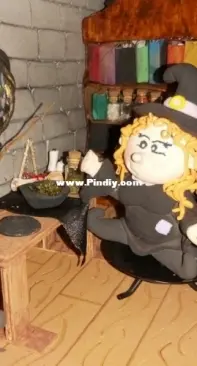 Clay witch