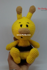 The Cheeky Hook - Soledad Iriquin - Bumble Bee Amigurumi - Free
