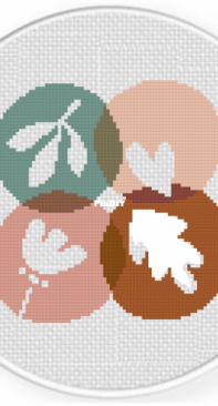 Daily Cross Stitch - Floral Motif