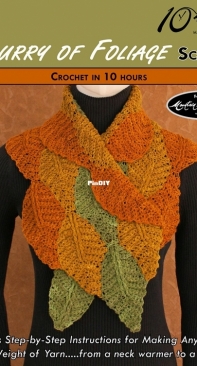 10 Hours or Less - F0273-MD Flurry of Foliage Scarf