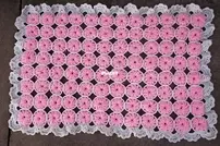 juliebell - Julie Gillrie - Vintage Flower Baby Blanket