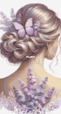 Woman Lilac Back by Silvia Romero Vieira - Free
