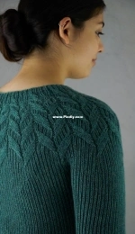 Laurel Leaf Pullover by Ainur Berkimbayeva - Purl Soho