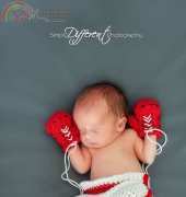 Briana K Crochet - Newborn Boxing Outfit