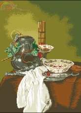 Wiehler 3541-4 Still life with Pewter Tankard xsd + pcs