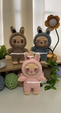 Toeygurumi - Care Bears 4 in 1 - Labubu