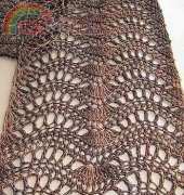 Feather and Fan Scarf by Elisa Purnell Free