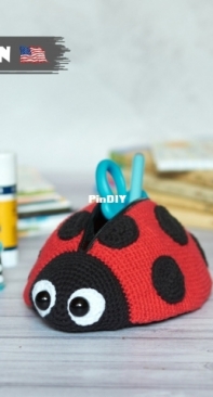 aN Zees Craft - Natalia/Natalya Zayceva - Pencil case Ladybug