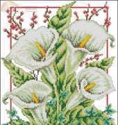 Festive Flowers- Lilies & Berries by Susan Bates from Cross Stitch Gold 43 XSD